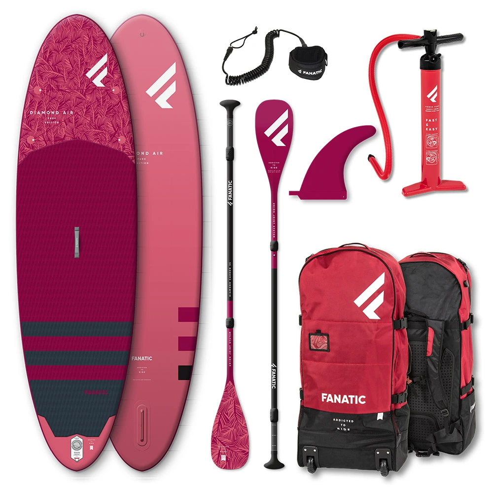 PADDLE GONFLABLE FANATIC 10.4 2022 DIAMOND AIR + PAGAIE CARBON DIAMOND C35 5 PADDLE GONFLABLE FANATIC 10.4 2022 DIAMOND AIR + PAGAIE CARBON DIAMOND C35 – Image 5