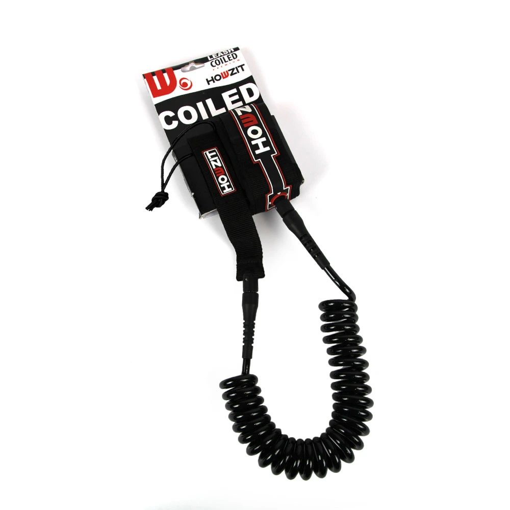 LEASH DE SUP HOWZIT COIL NOIR 1 LEASH DE SUP HOWZIT COIL NOIR