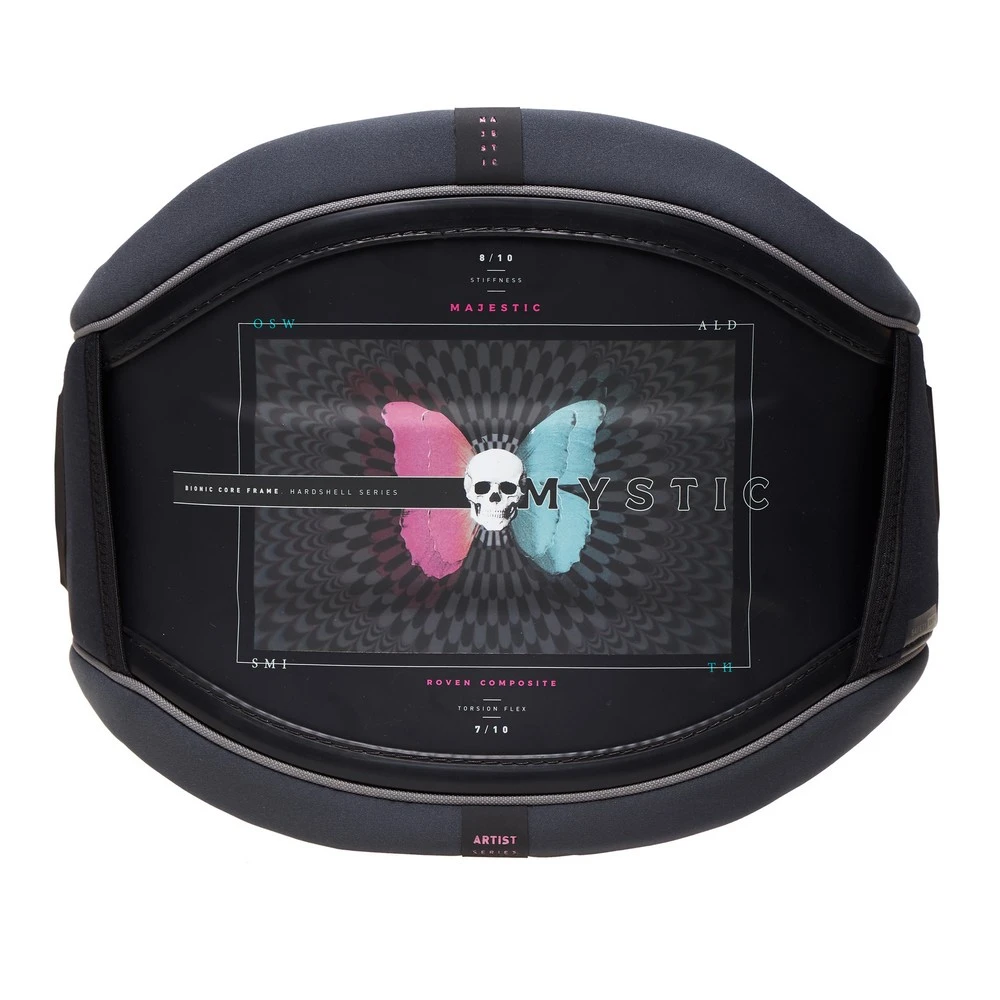 Harnais Kitesurf Mystic Majestic OS 2022 Gris 1 Harnais Kitesurf Mystic Majestic OS 2022 Gris